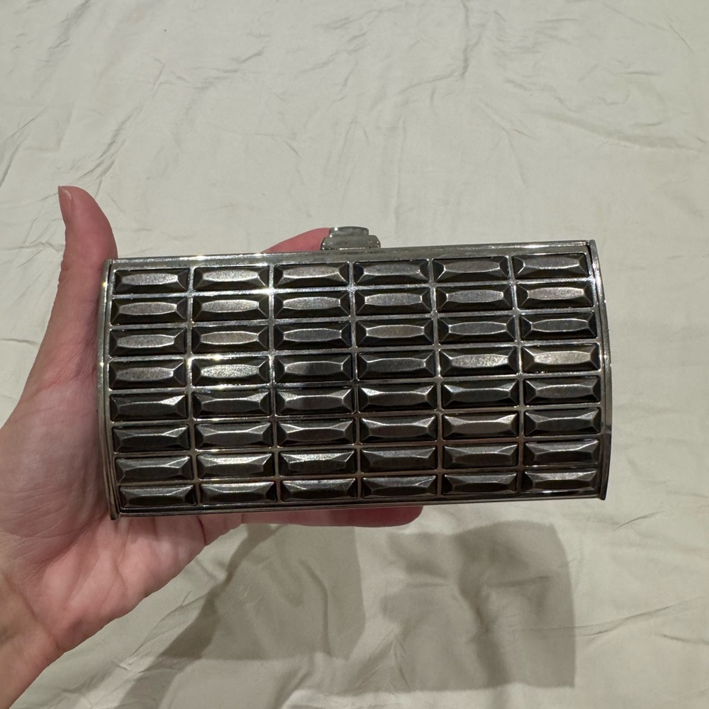 Judith Lieber Goddess Box mini purse clutch